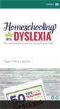 Mobile Screenshot of homeschoolingwithdyslexia.com